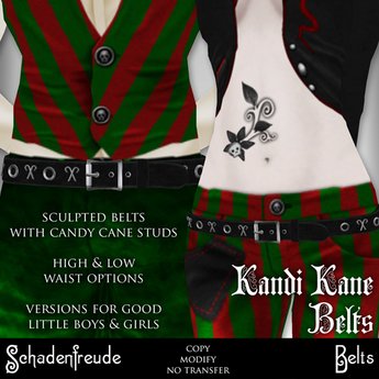 Second Life Marketplace - Schadenfreude Kandi Kane Belt